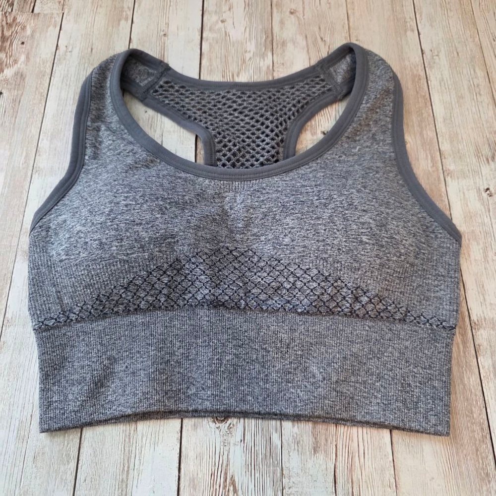Women's Pro-Fit Sports Bra Size S Gray